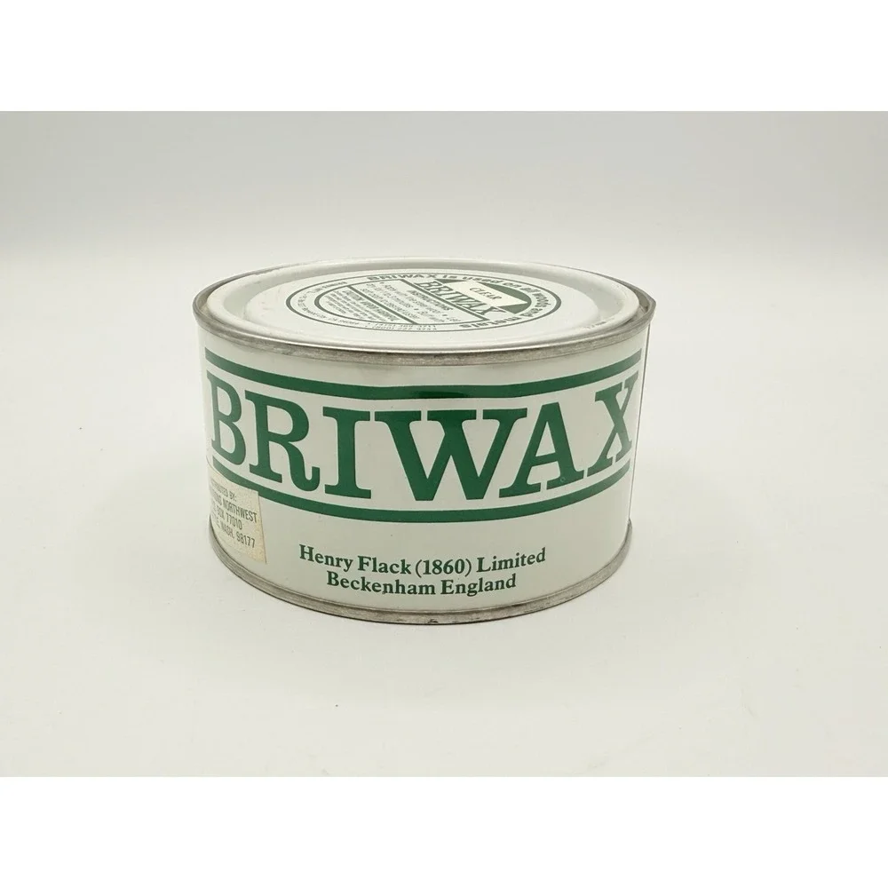 Vintage BRIWAX Clear Original Furniture Wax Polish Cleans Stains Polishes NEW